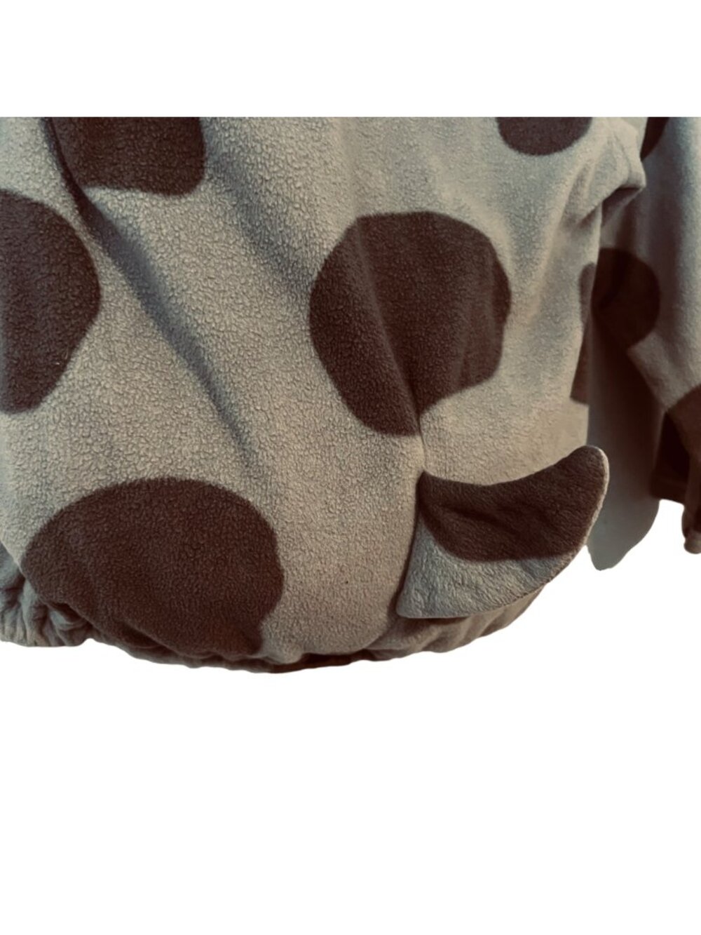 Puppy Dog Costume Toddler Youth Size 4T Halloween Gray Spotted  Zip Up Hood Pant - Picture 6 of 14